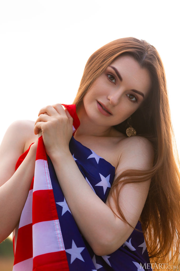 Monika May Sultry Beauty Fondles Her Perfect Breasts Playfully