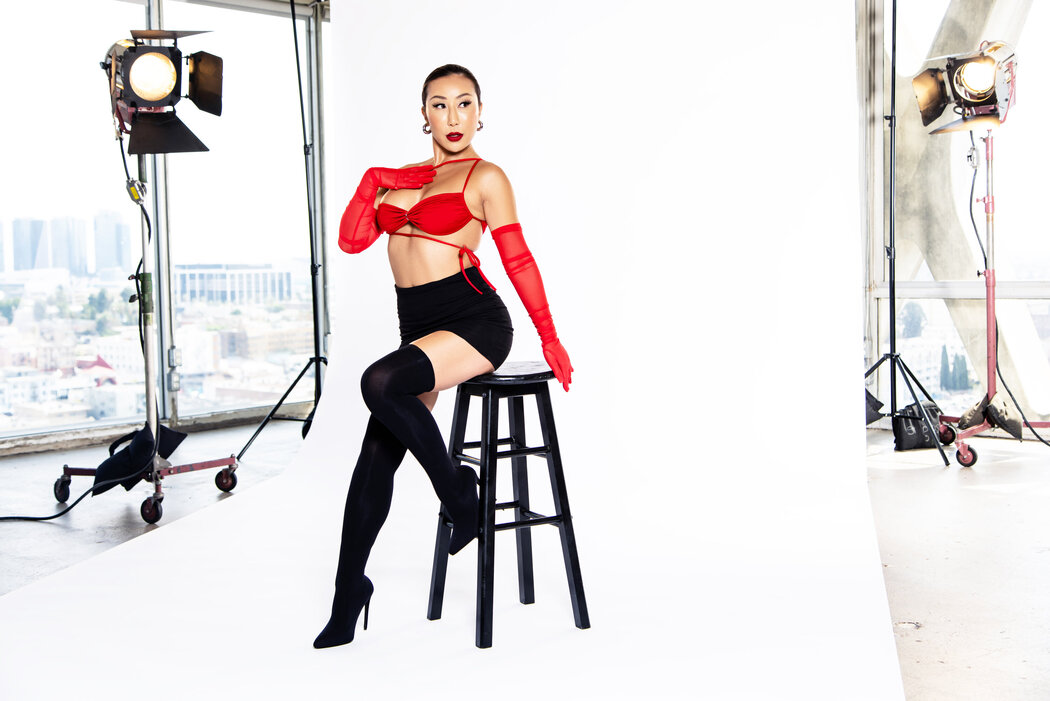 Nicole Doshi Teases In Sexy Lingerie Cover Photo