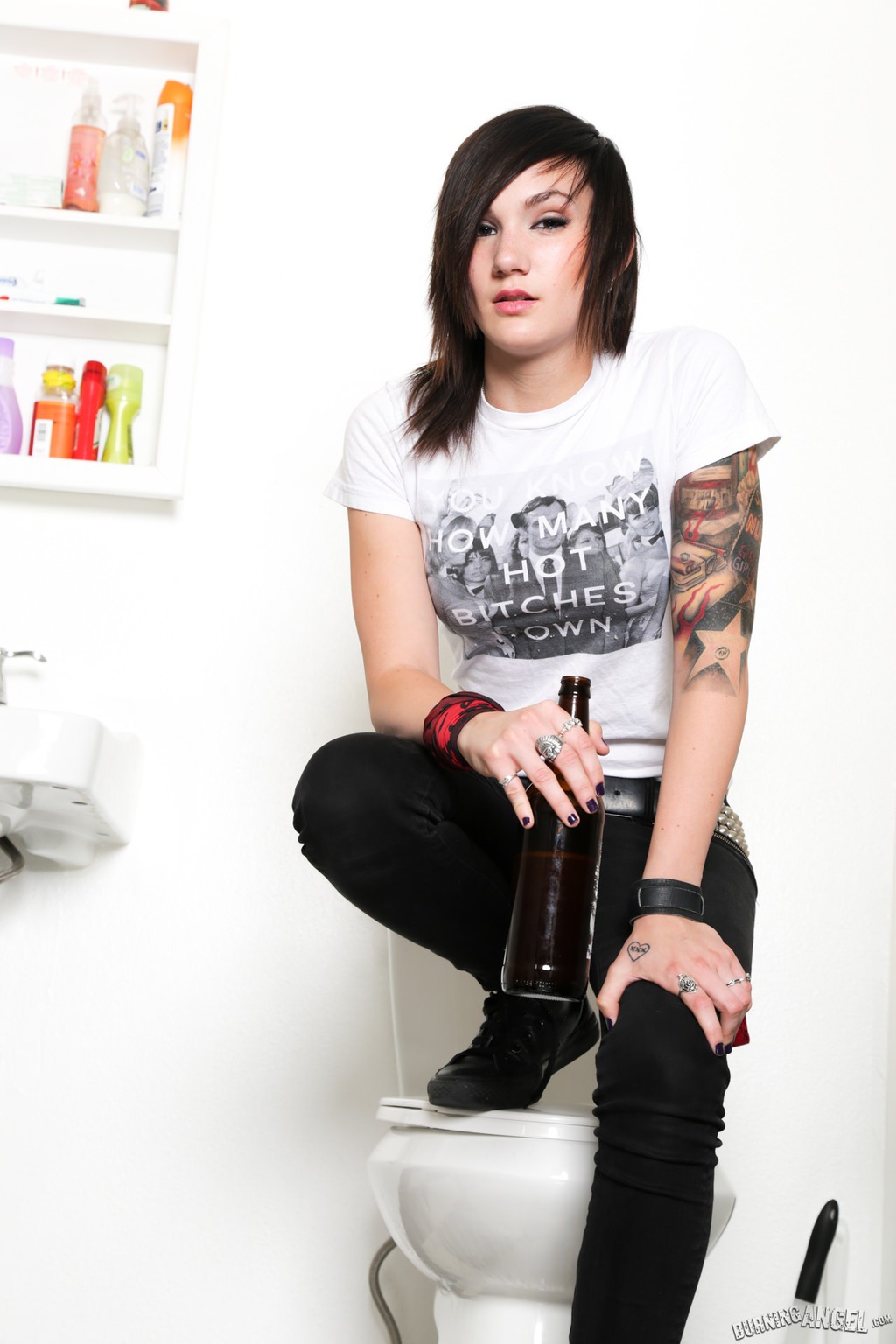 Nikki Hearts Shows Her Small Boobies