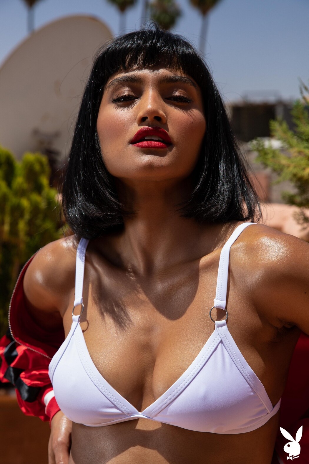 Playboy Muse Of The Year Angel Constance Strips Nude