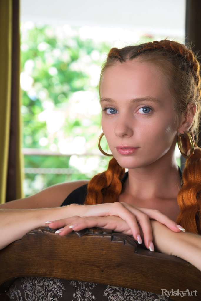 Redhead Angel Marta Gromova With Young Body