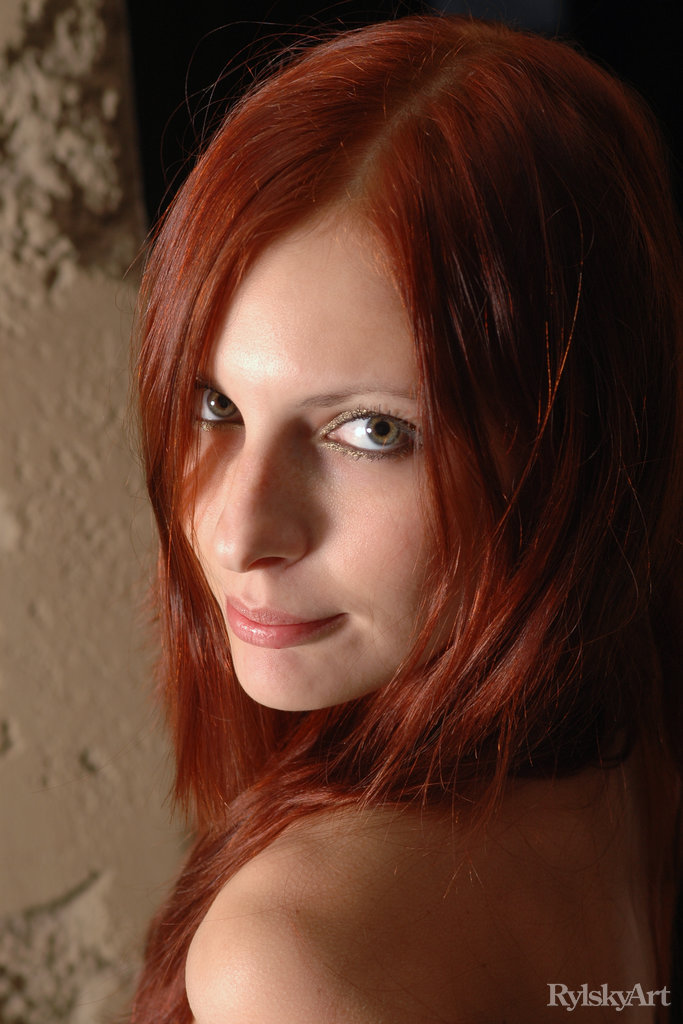 Redhead Babe Alyssa Flames In Glam Lingerie