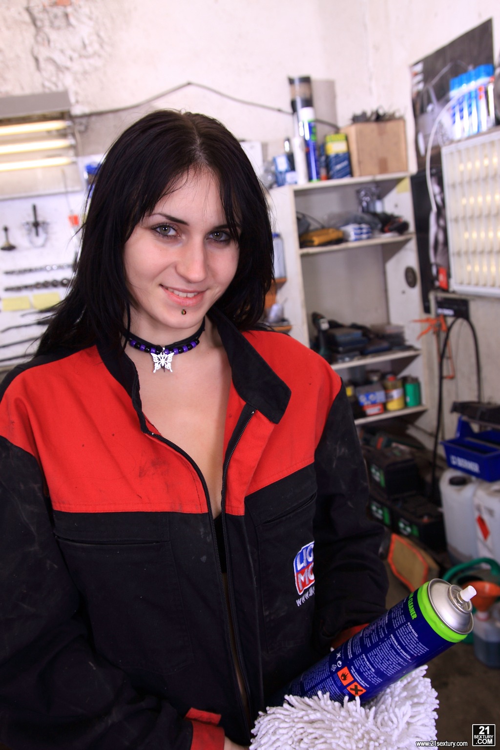 Roxy Taggart Sexy Kissing Her Boobs Cover Photo