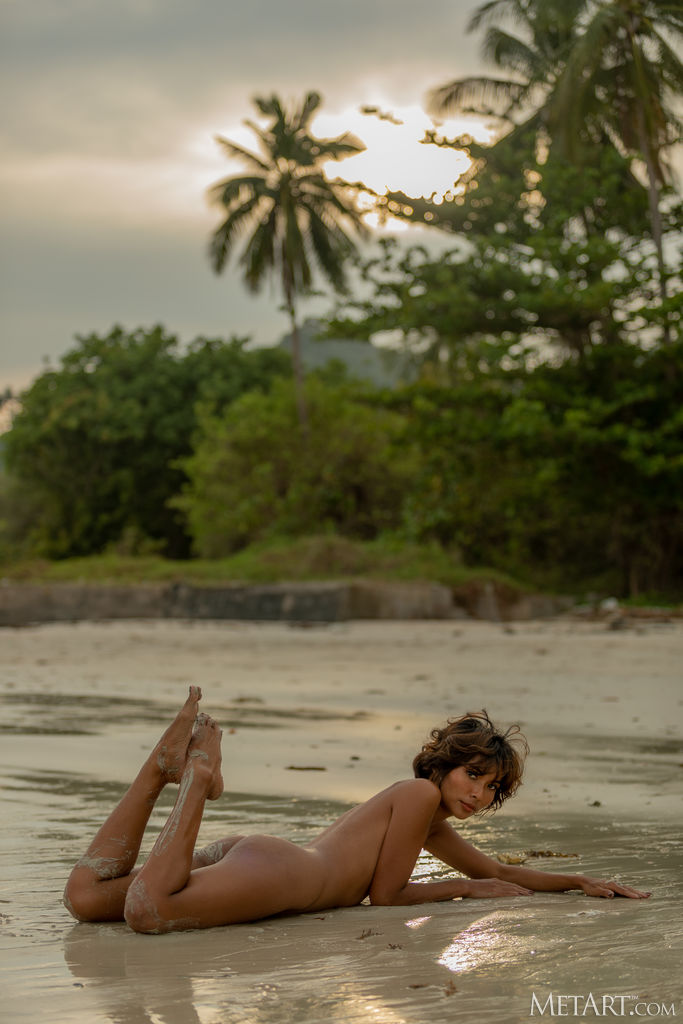 Rosah With Her Nipples Stiffening With Sensual Pleasure