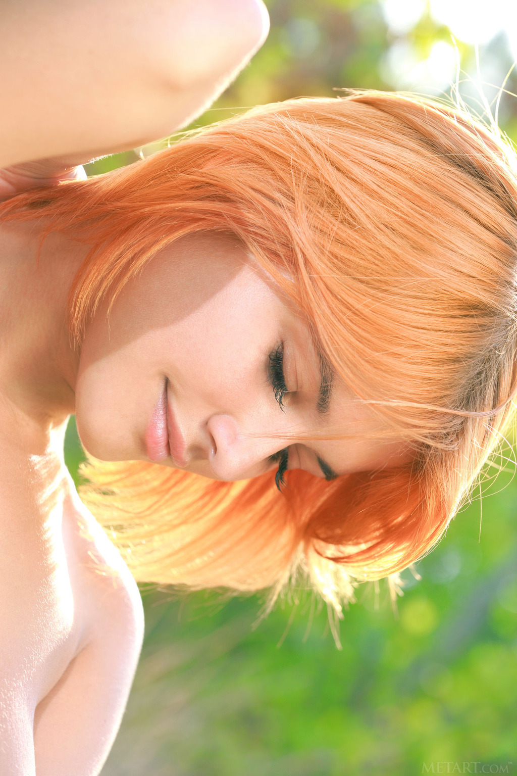 Redhead Beauty Violla A Shows Her Big Breasts And Pussy