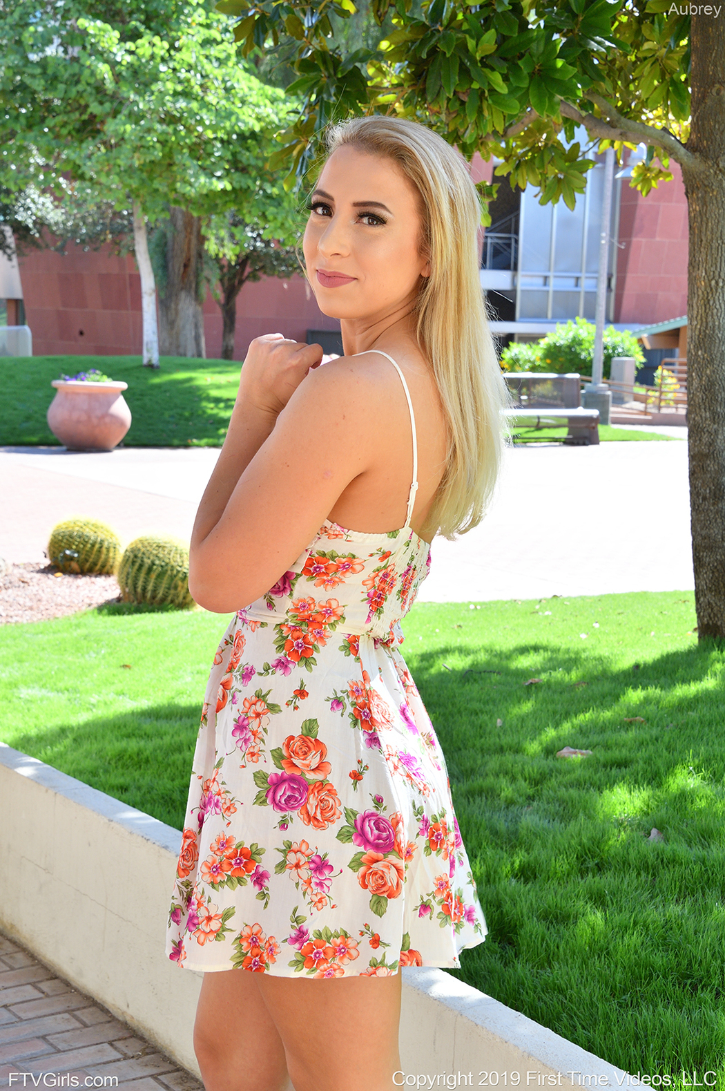 Sexy Blonde FTV Aubrey Shoes Extreme Closeups