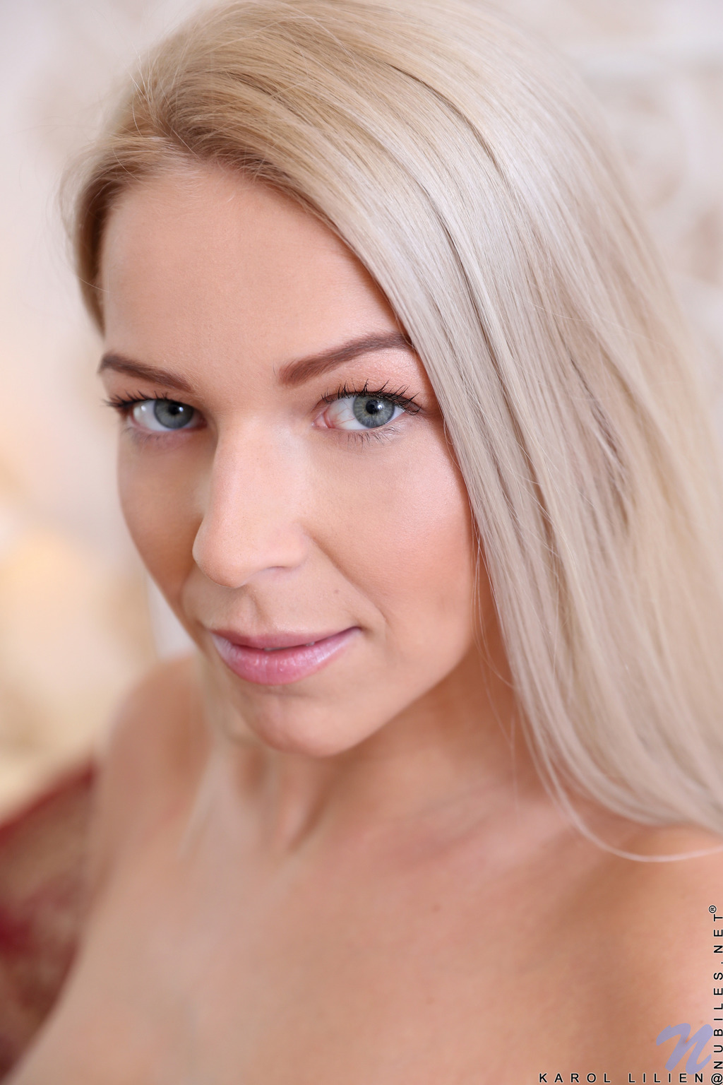 Sexy Blonde Karol Lilien Plays With Toy