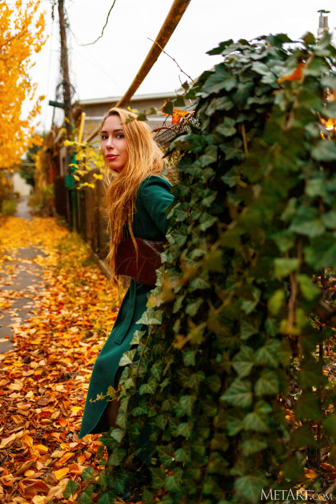 Sexy Redhead Madelina Exposing The Luscious Folds Of Her Shaved Pussy Cover Photo