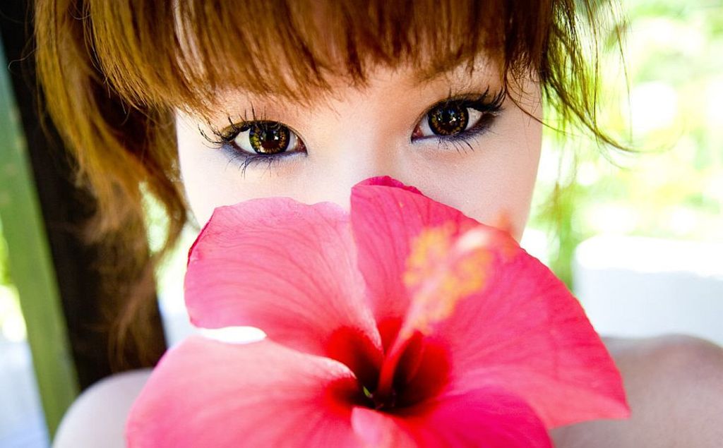 Sexy Teen Misako Gets Wet