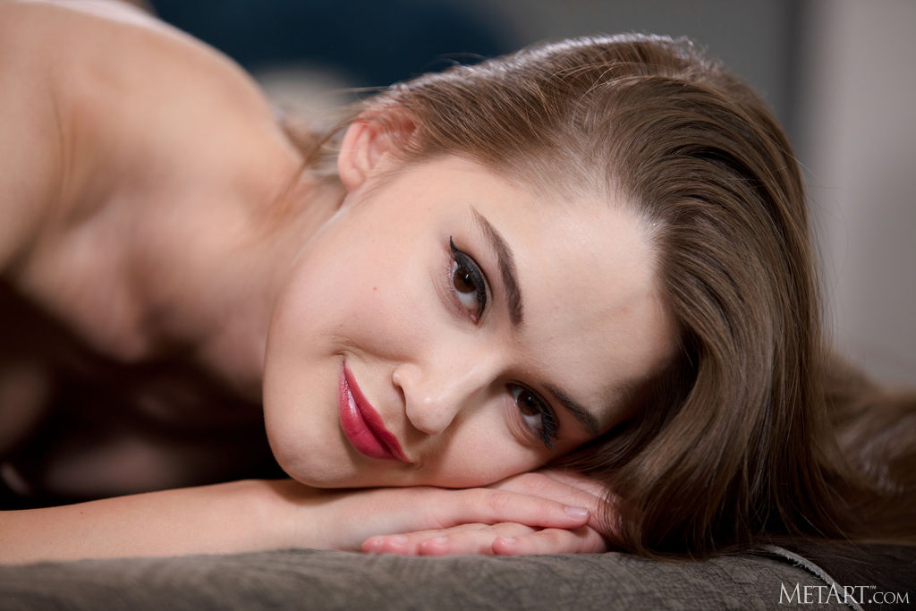 Sonya Blaze Rolling Naked On Her Soft Bed