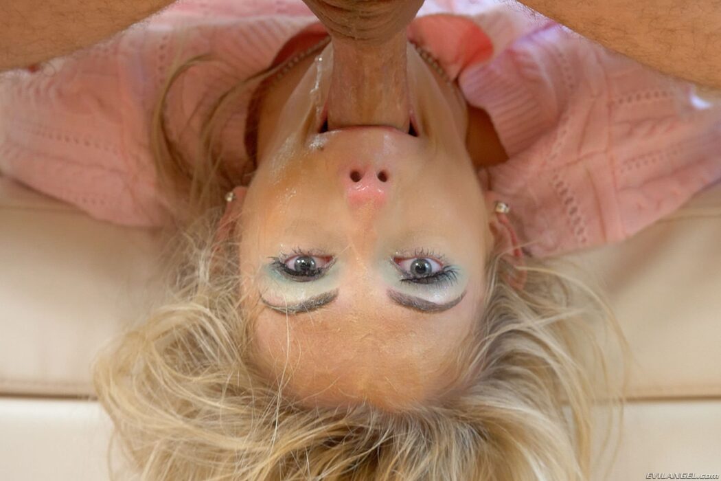 Sky Pierce Cleans Hard Cock With A Worshipful Blowjob