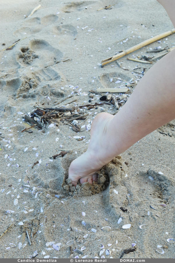 Skinny Teen Candice Demellza Teases Hot Outdoors