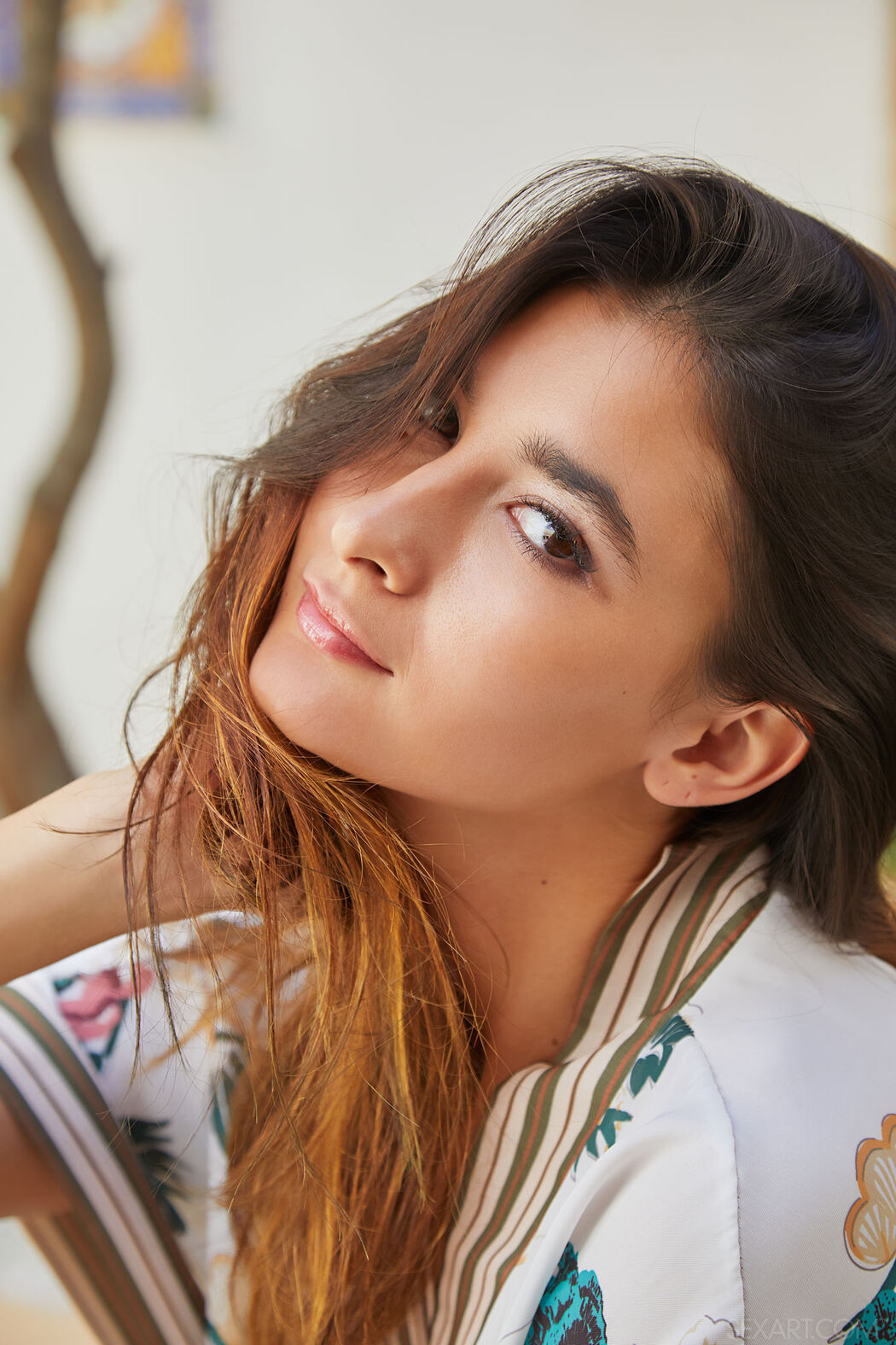 Slender Brunette Bambi Joli Gets Naked