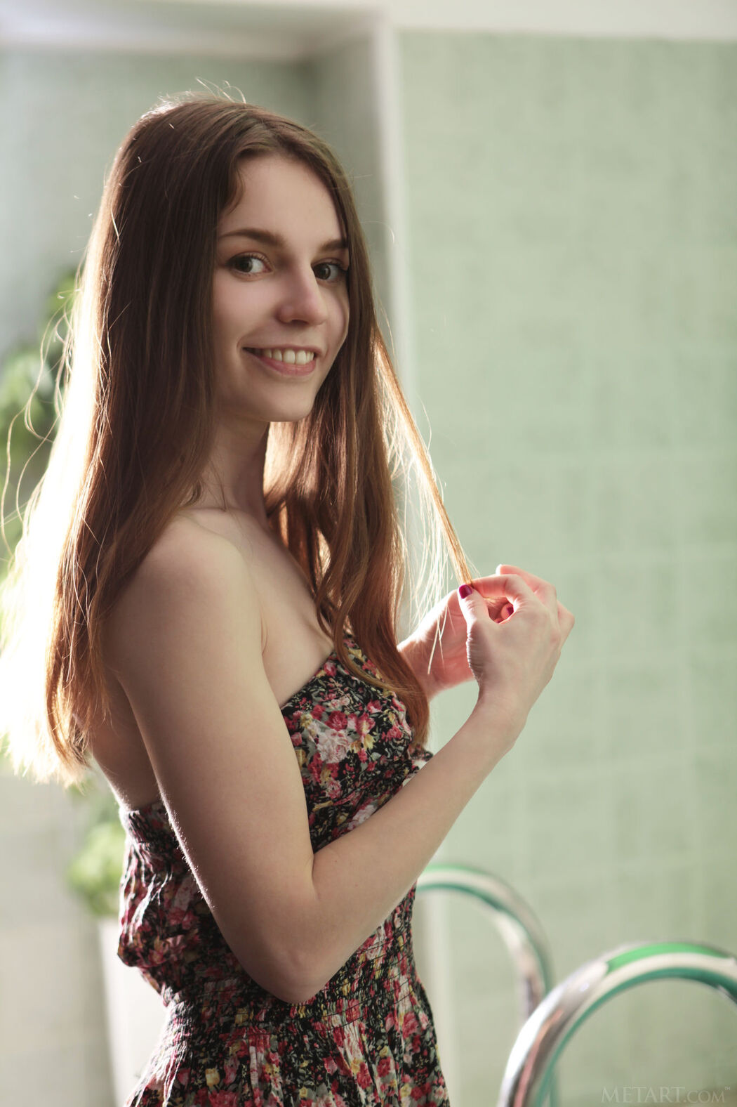 Sofi Shane Stripping Naked To Climb Into The Pool Cover Photo