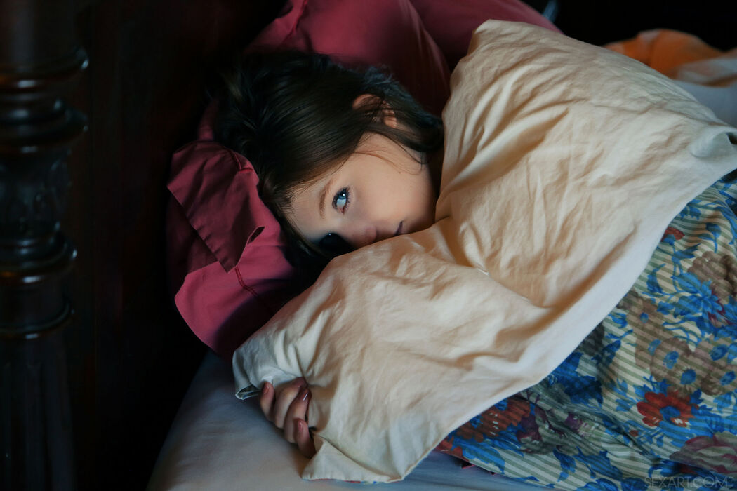 Stasey Caressing Her Lovely Breasts And Masturbating Avidly