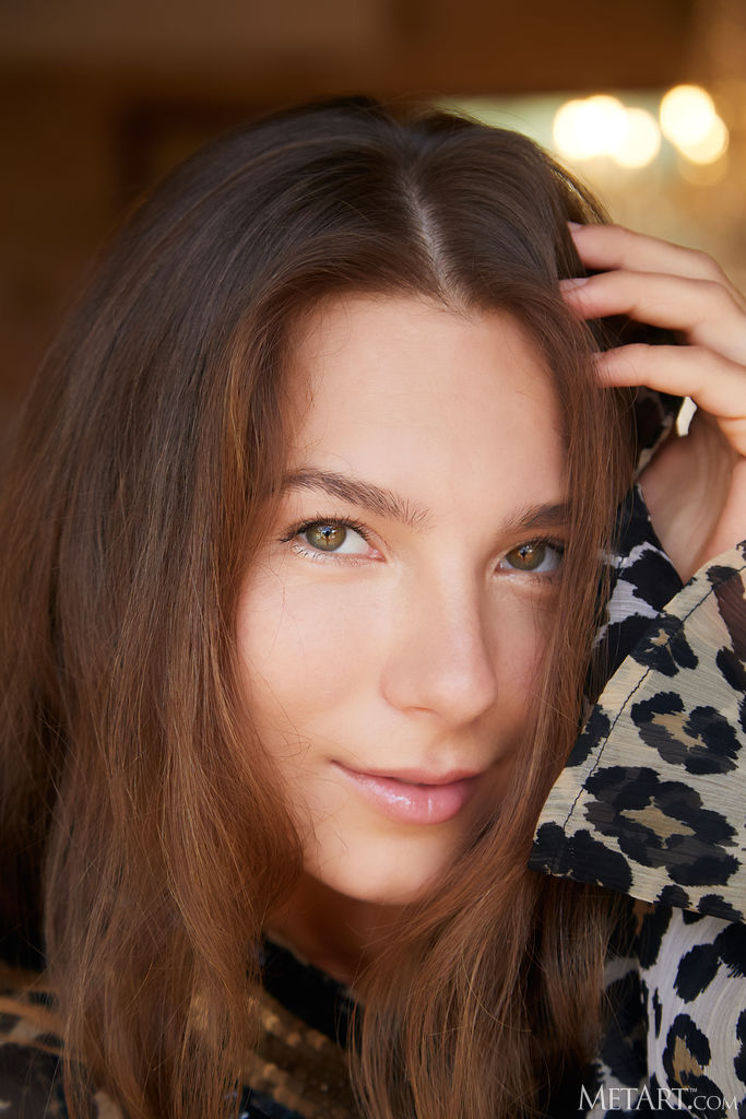 Stunning Belka Expose Her Shaved Pussy And Curvaceous Ass