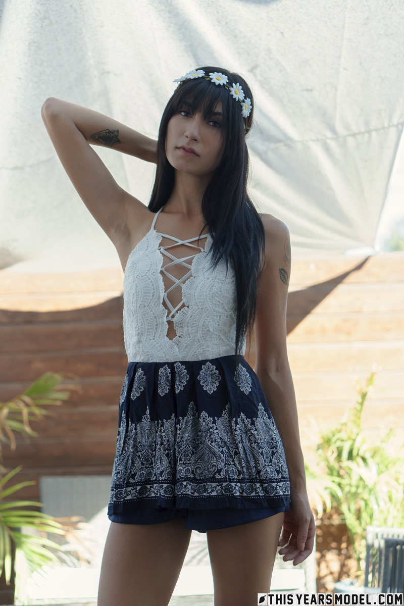 Taylor Choe Teases Naked Outdoors Cover Photo