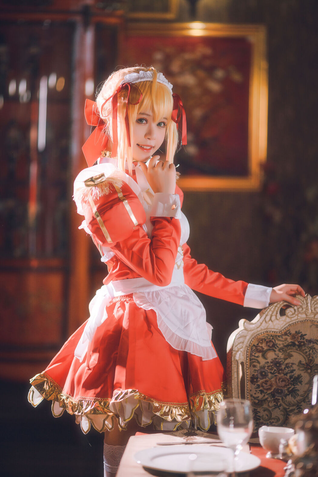 Coser@千反田鹿子 – 尼禄女仆 (35P)