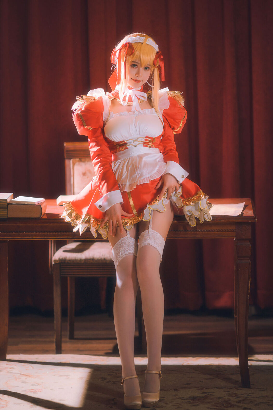 Coser@千反田鹿子 – 尼禄女仆 (35P)