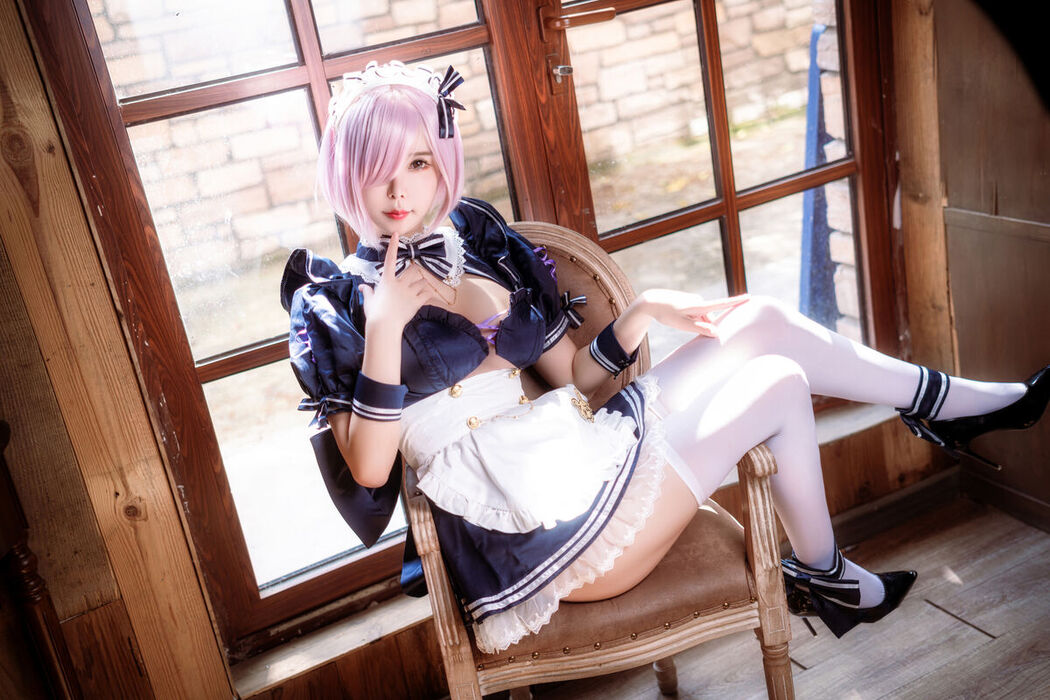 Coser@亚马逊鲶鱼 &#8211; Fgo 玛修 女仆 (10P)