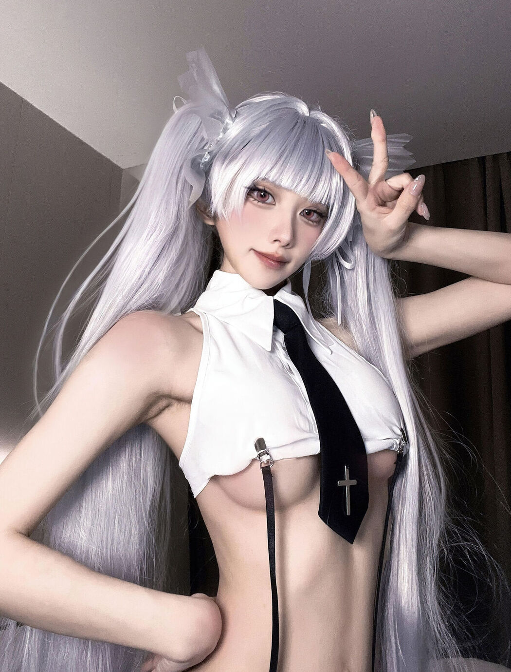 Coser@果咩酱w – 天使女警 (24P)