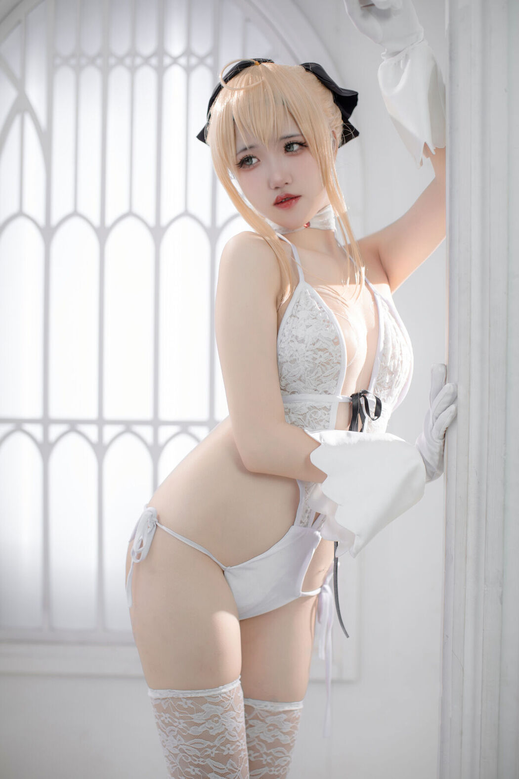Coser@阿薰kaori &#8211; Fgo 白saber (50P)