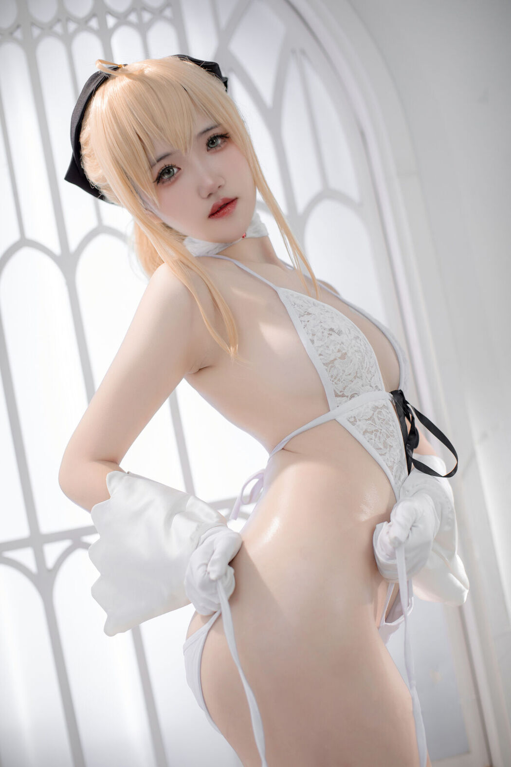 Coser@阿薰kaori &#8211; Fgo 白saber (50P)