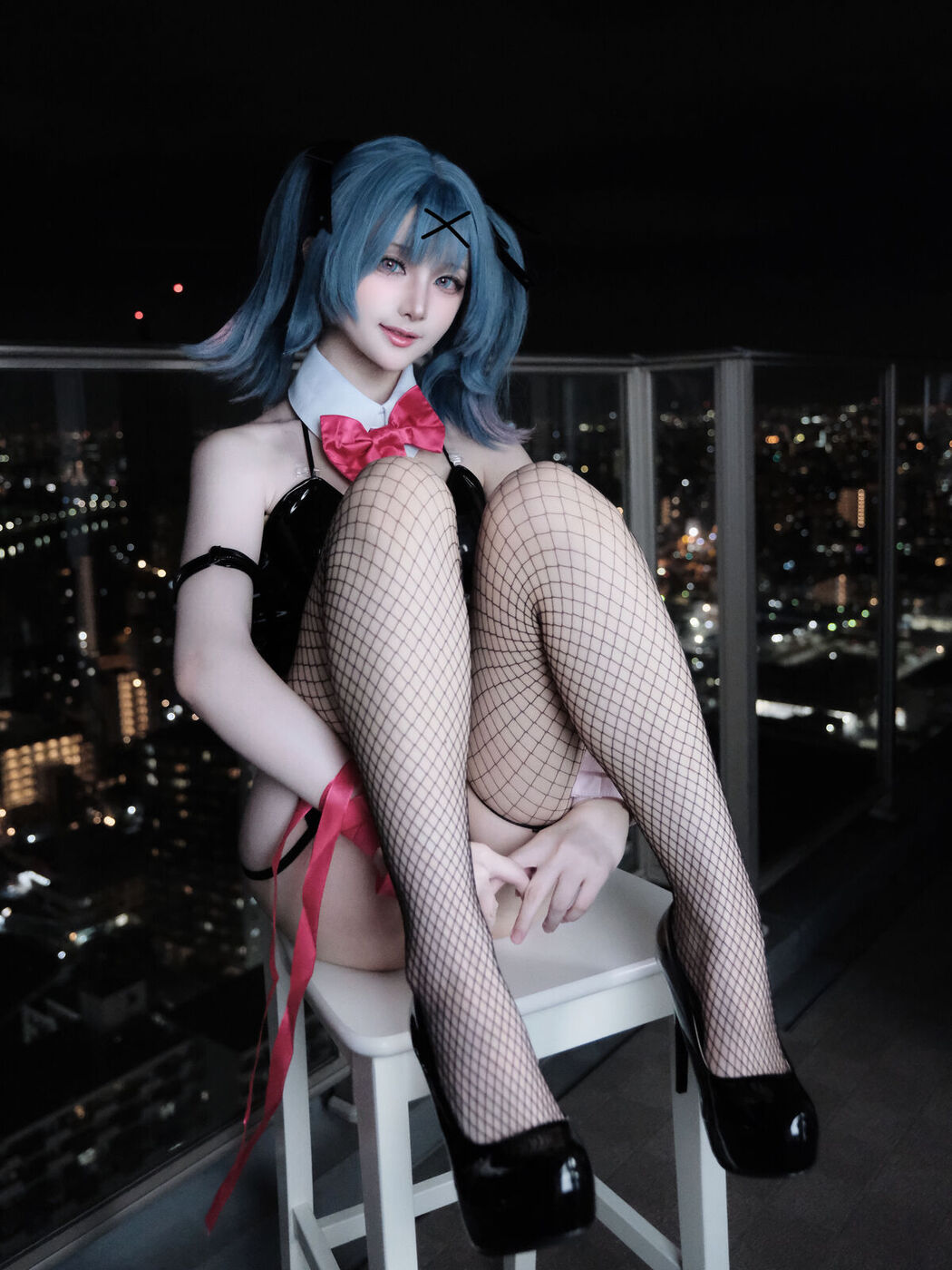 Coser@幼愛Youmeko – 初音未来兔子洞兔女郎 (29P)