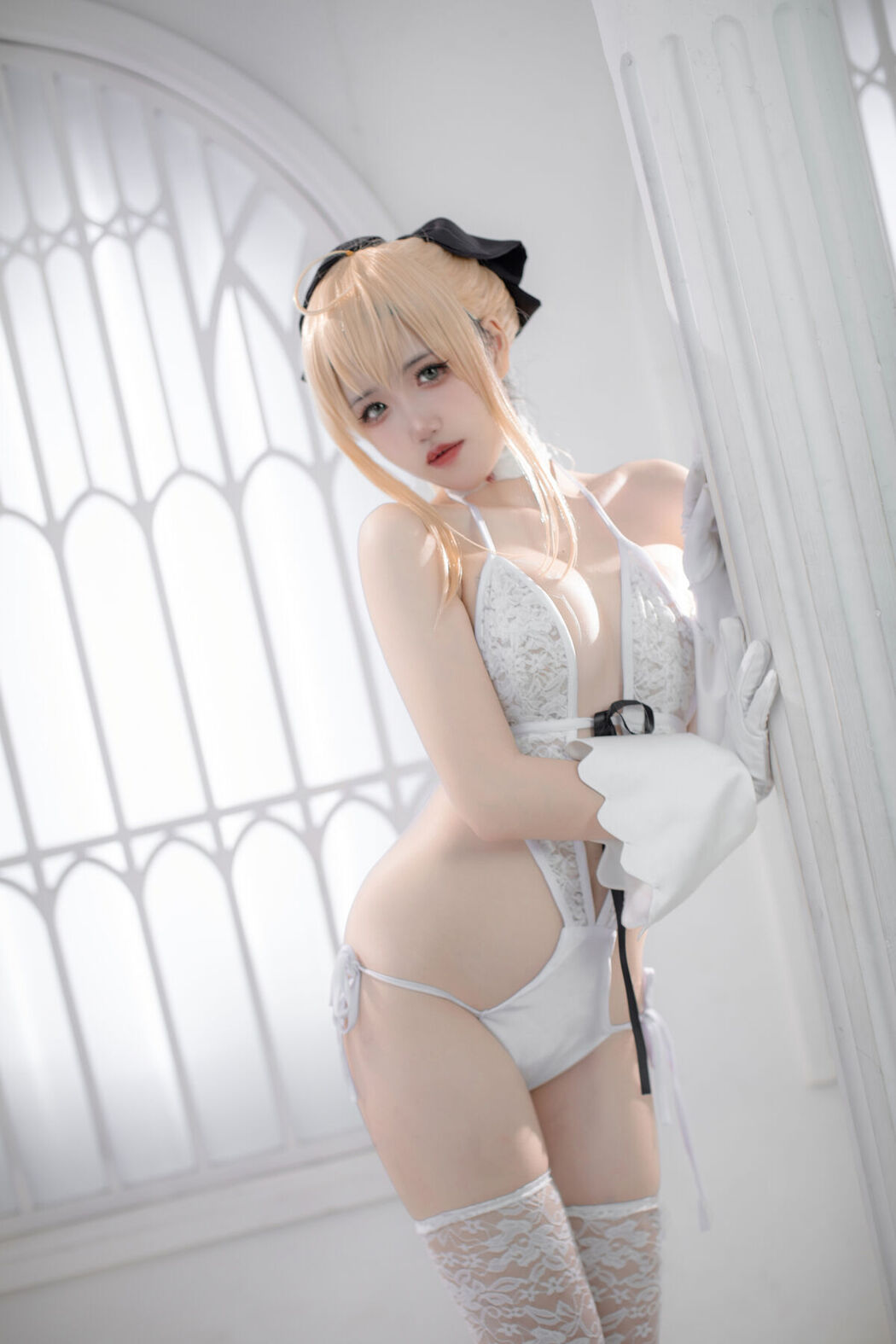Coser@阿薰kaori &#8211; Fgo 白saber (50P)