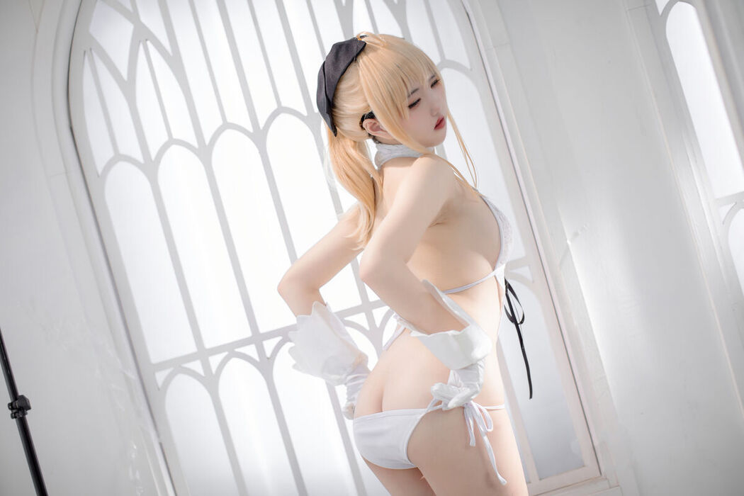Coser@阿薰kaori &#8211; Fgo 白saber (50P)