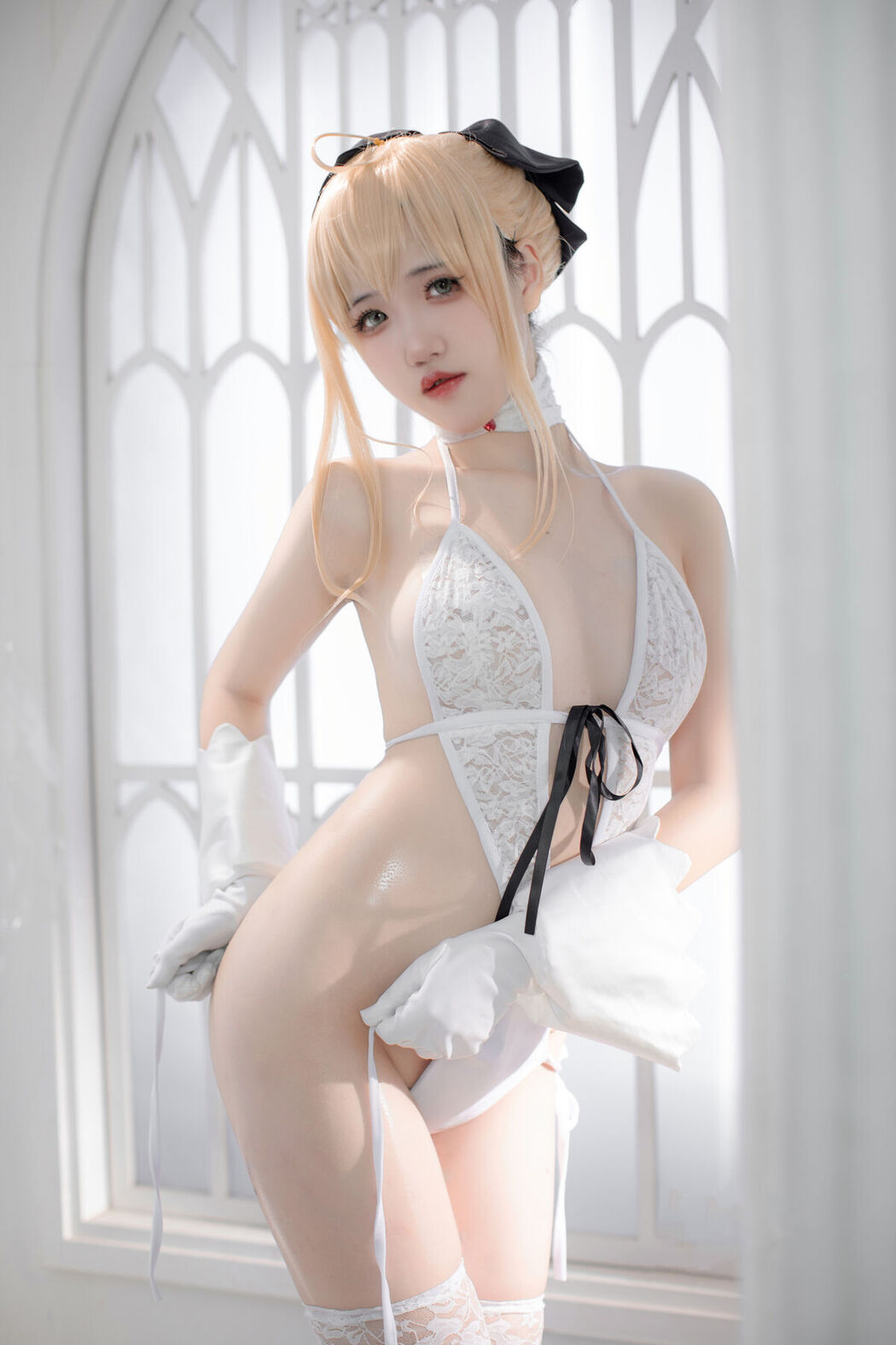 Coser@阿薰kaori &#8211; Fgo 白saber (50P)
