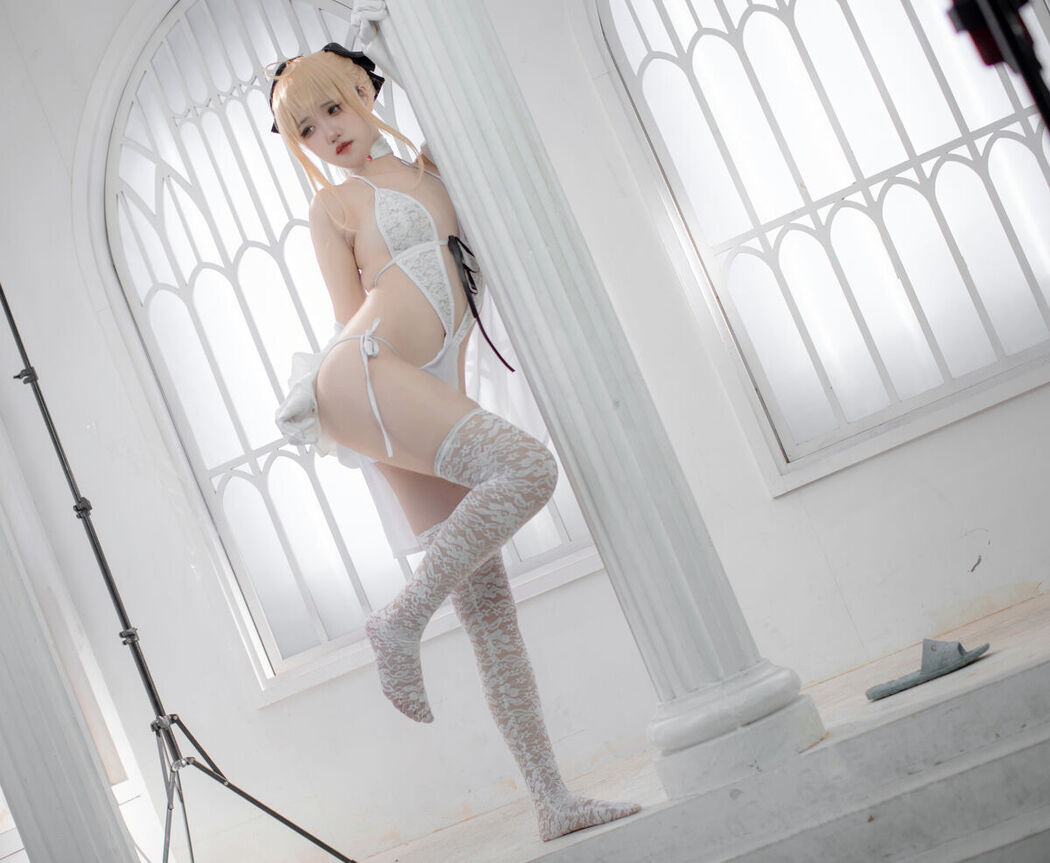 Coser@阿薰kaori &#8211; Fgo 白saber (50P)