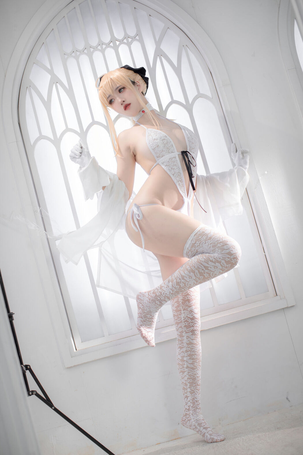 Coser@阿薰kaori &#8211; Fgo 白saber (50P)