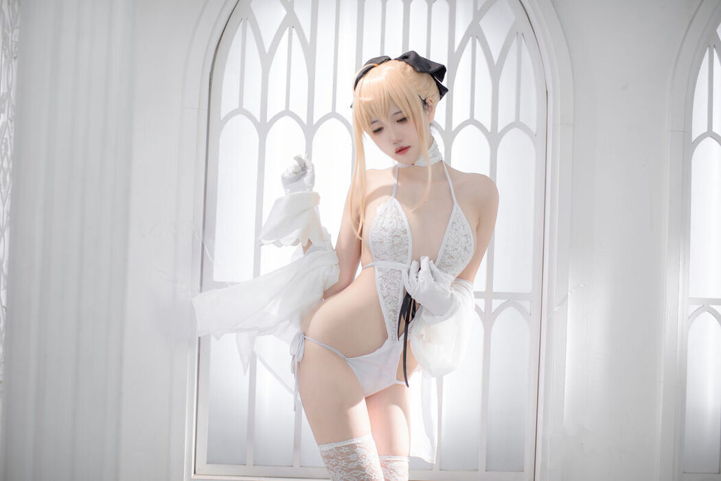 Coser@阿薰kaori &#8211; Fgo 白saber (50P)