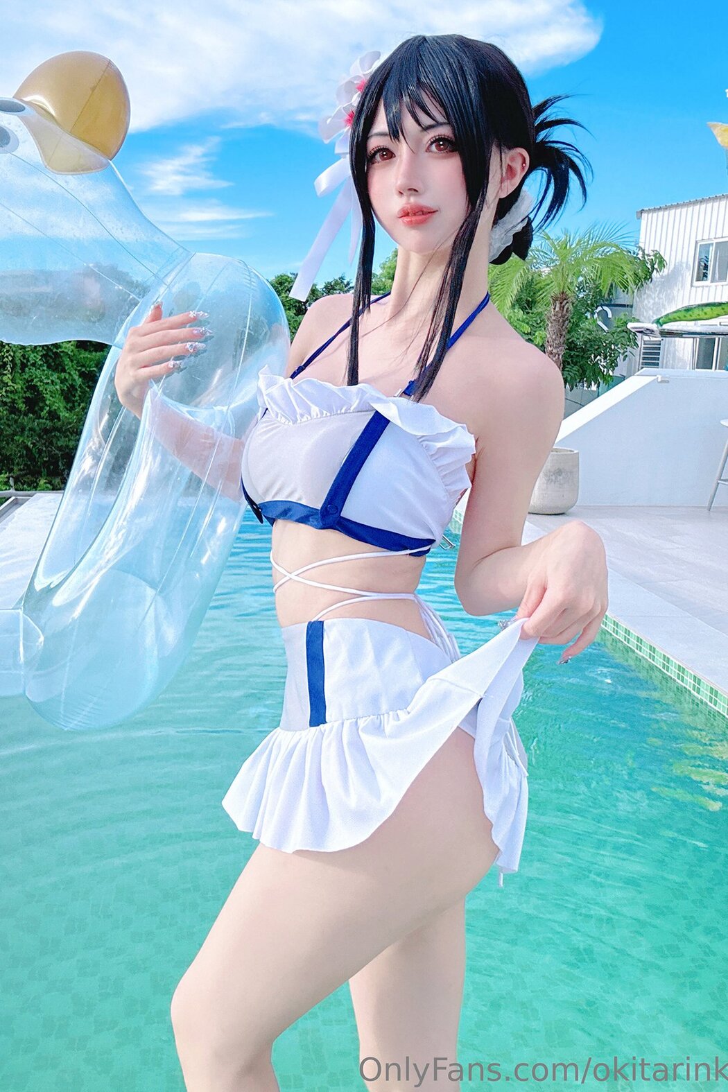 Coser@沖田凜花Rinka – Tifa (51P) Cover Photo