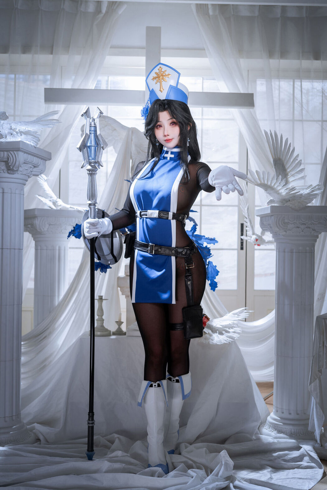 Coser@Rioko凉凉子 – 胜利女神 妮姬 梅登 冰玫瑰 (45P)