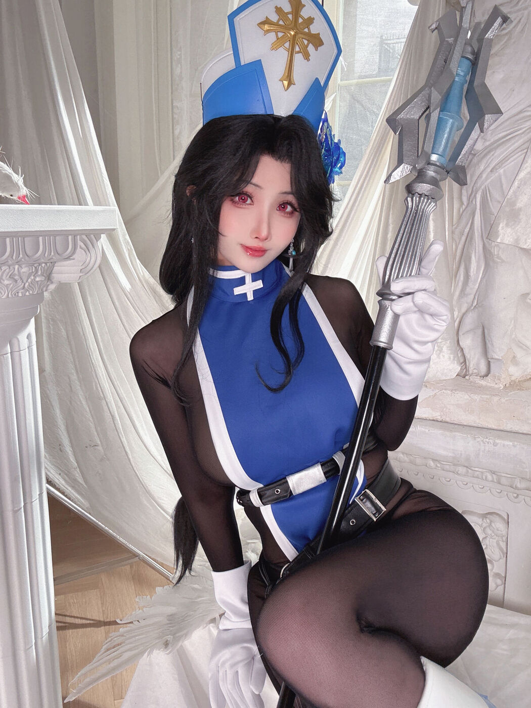 Coser@Rioko凉凉子 – 胜利女神 妮姬 梅登 冰玫瑰 (45P)