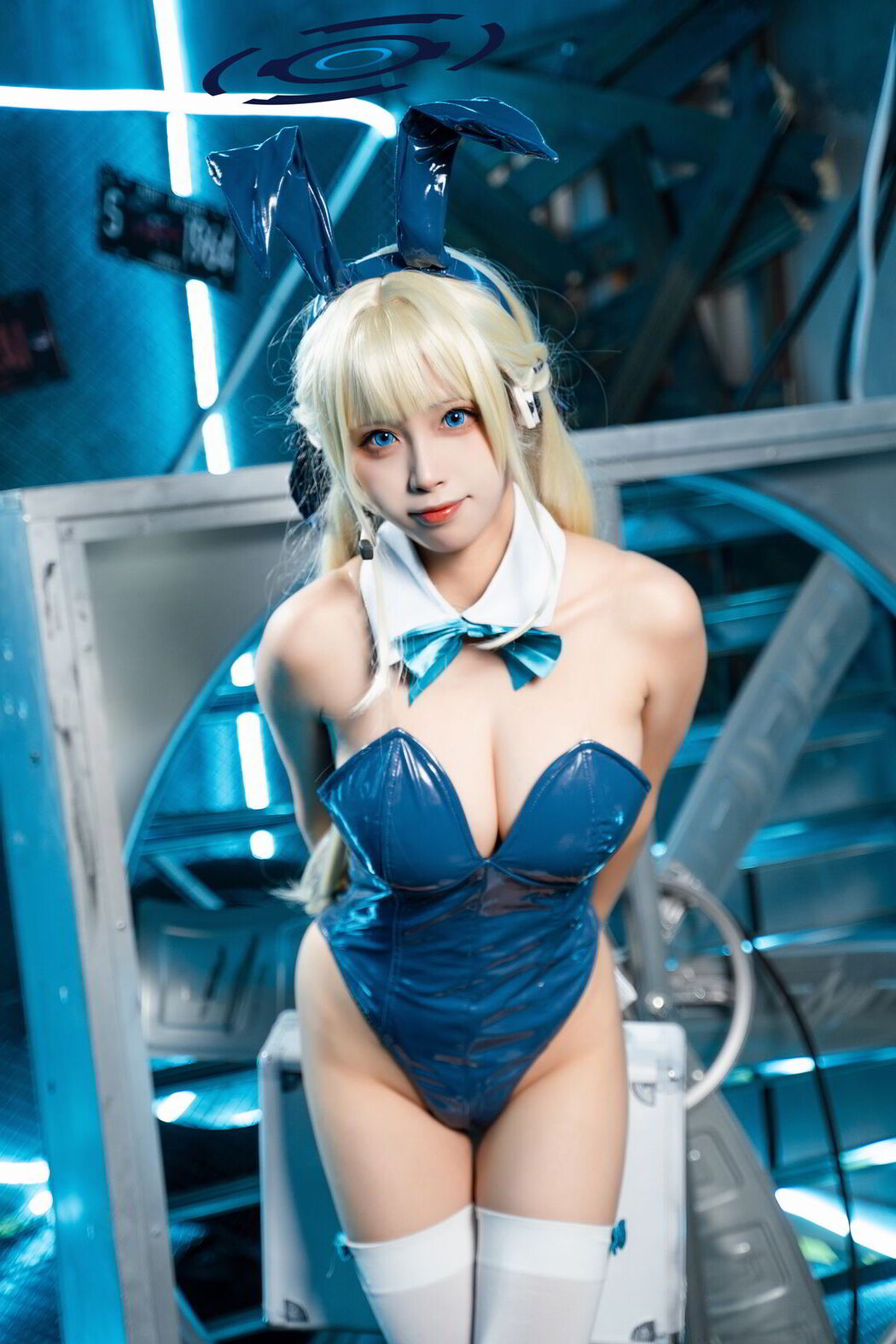 Coser@三無人型 &#8211; 蔚蓝档案 飞鸟马时兔女郎 (60P)