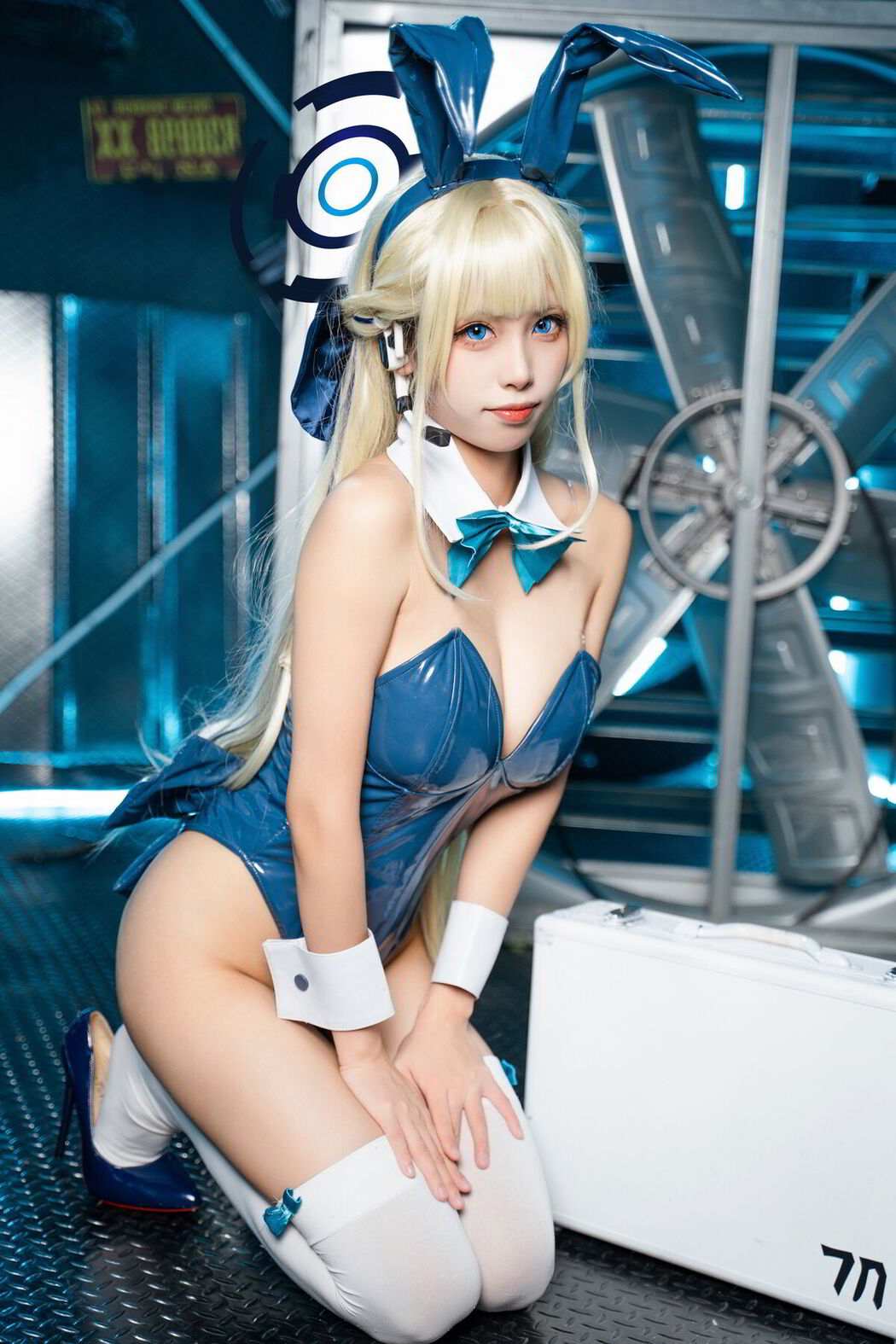 Coser@三無人型 &#8211; 蔚蓝档案 飞鸟马时兔女郎 (60P)