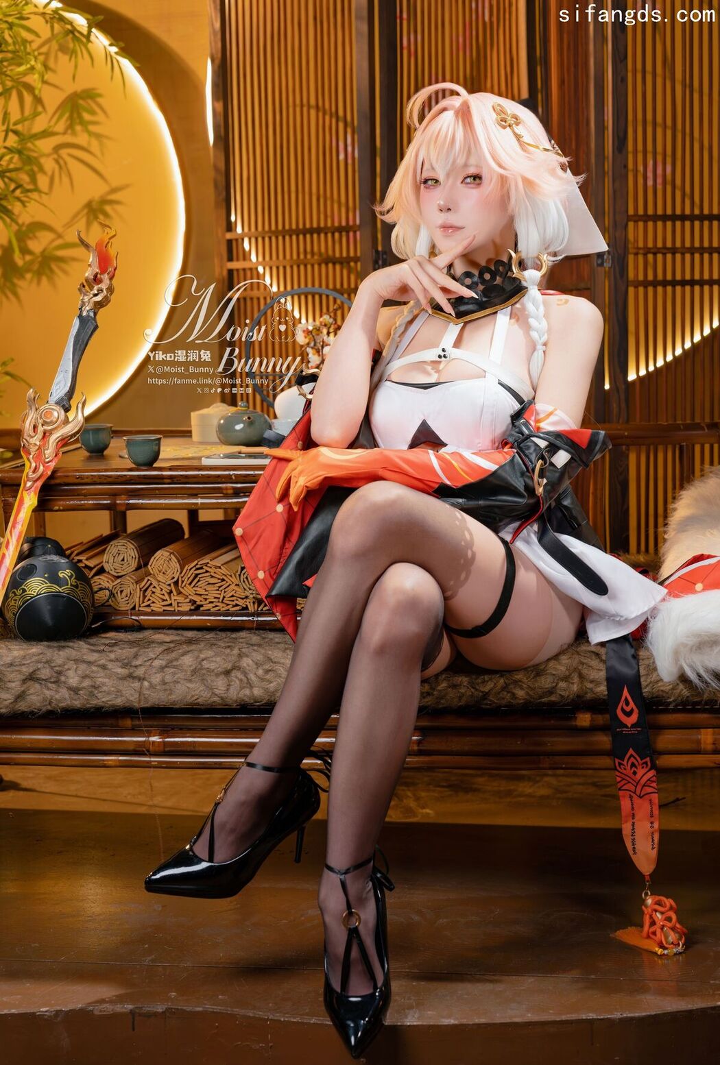 Coser@黏黏团子兔 – TC 6月作品 炽羽策阵星-长离 Part02 (56P)