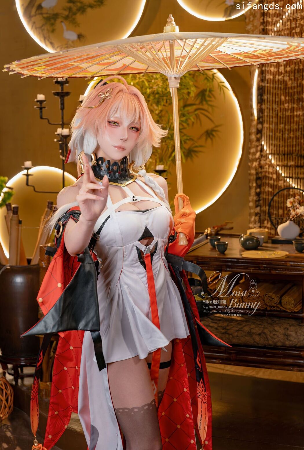 Coser@黏黏团子兔 – TC 6月作品 炽羽策阵星-长离 Part01 (57P – 5V)