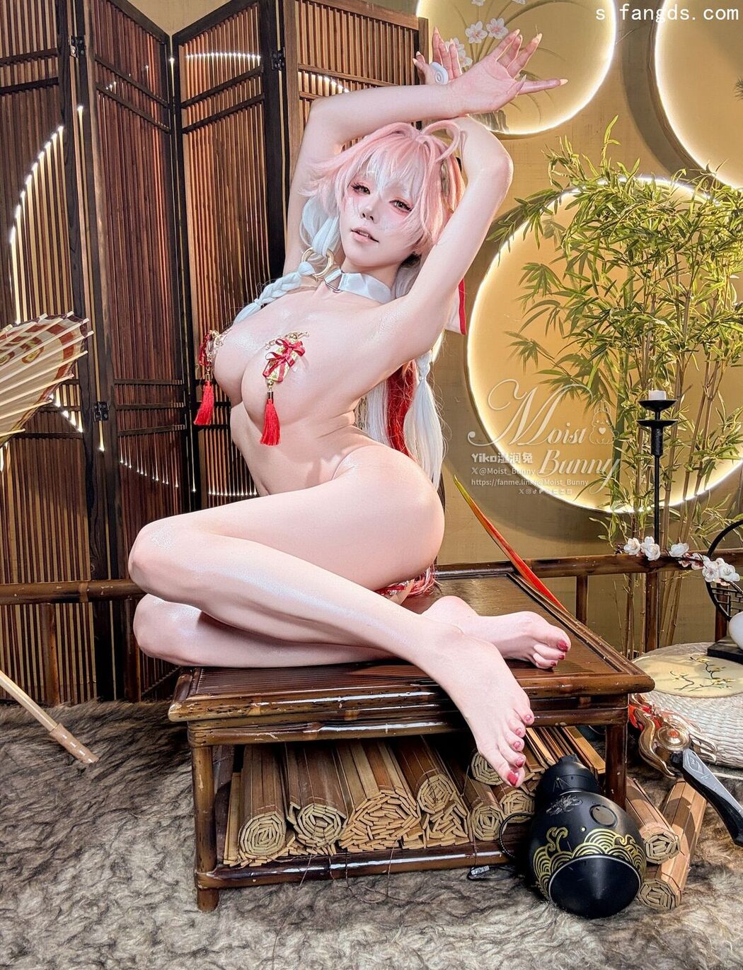 Coser@黏黏团子兔 – TC 6月作品 炽羽策阵星-长离 Part01 (57P – 5V)