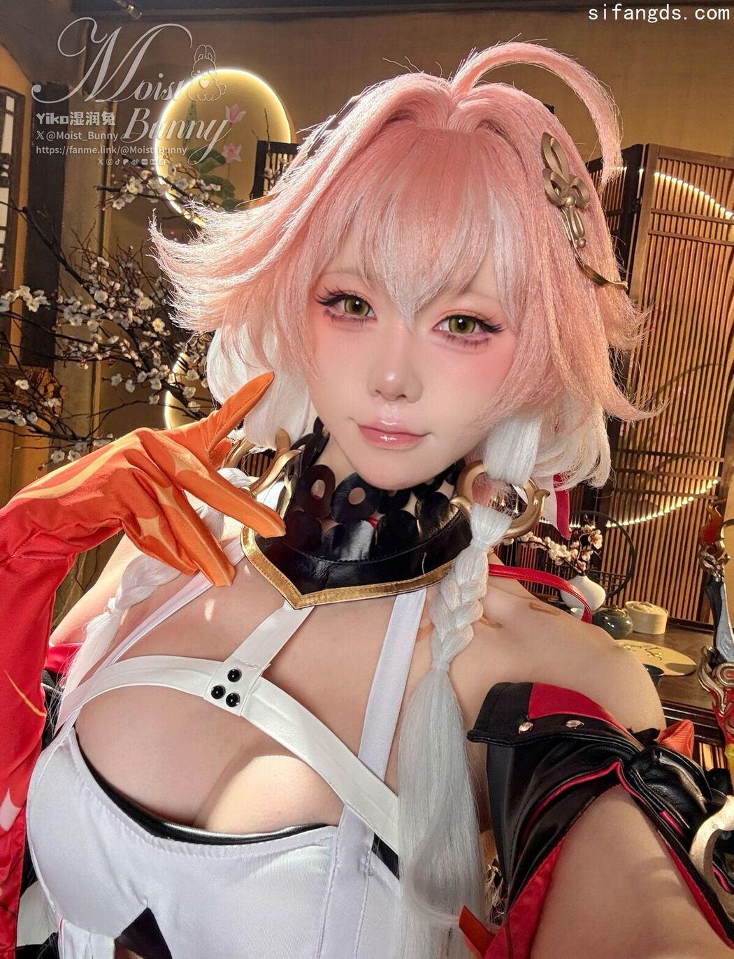 Coser@黏黏团子兔 – TC 6月作品 炽羽策阵星-长离 Part01 (57P – 5V)