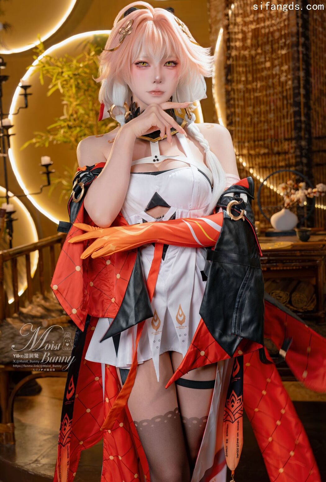Coser@黏黏团子兔 – TC 6月作品 炽羽策阵星-长离 Part01 (57P – 5V)