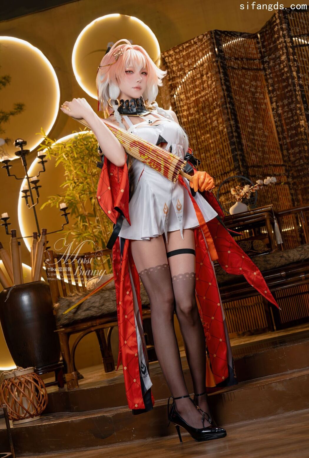 Coser@黏黏团子兔 – TC 6月作品 炽羽策阵星-长离 Part01 (57P – 5V)