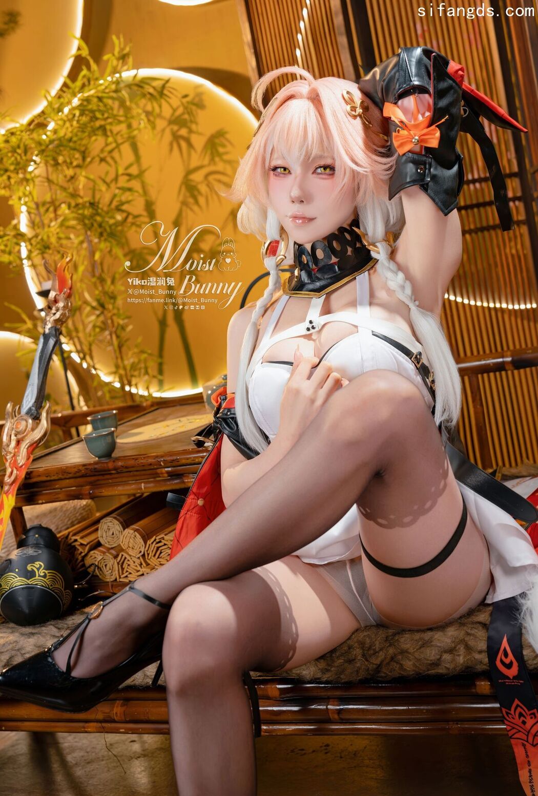 Coser@黏黏团子兔 – TC 6月作品 炽羽策阵星-长离 Part02 (56P)