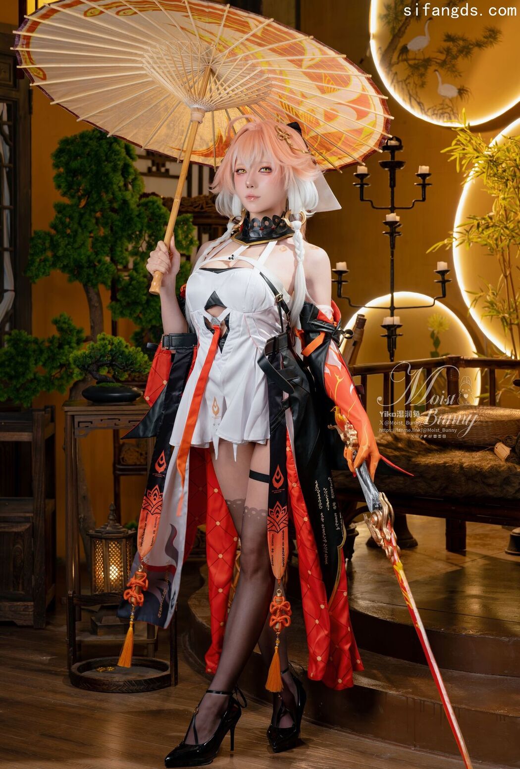 Coser@黏黏团子兔 – TC 6月作品 炽羽策阵星-长离 Part01 (57P – 5V)