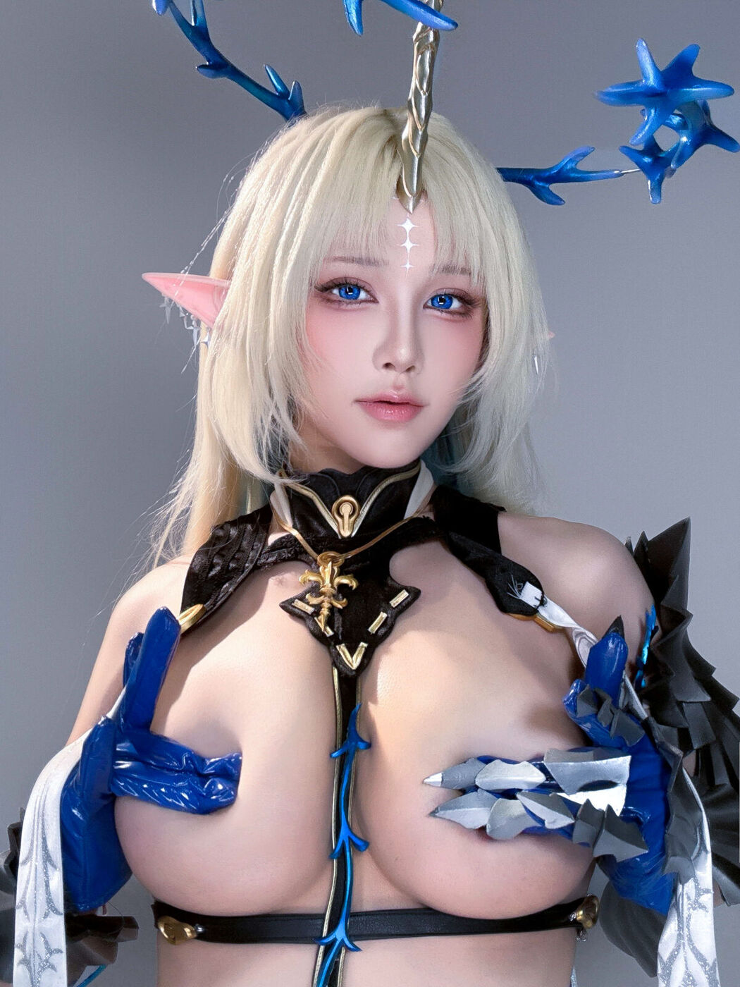 Coser@水淼Aqua – 遐蝶+芙露德莉斯 自拍 (46P)