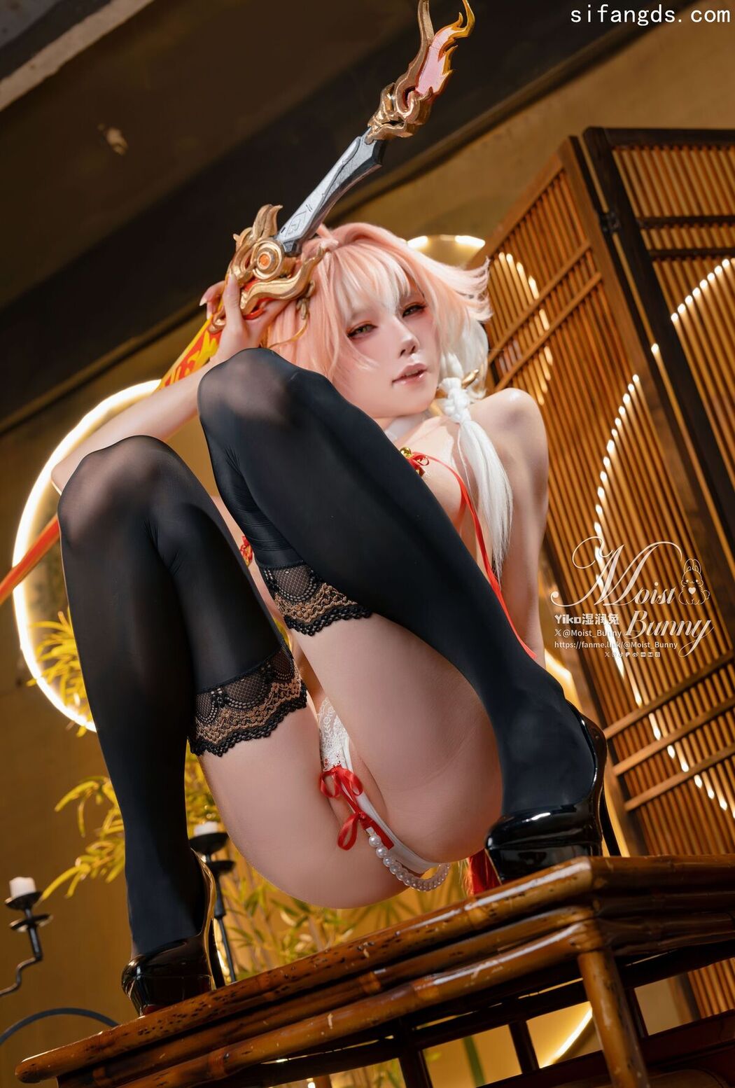Coser@黏黏团子兔 – TC 6月作品 炽羽策阵星-长离 Part02 (56P)