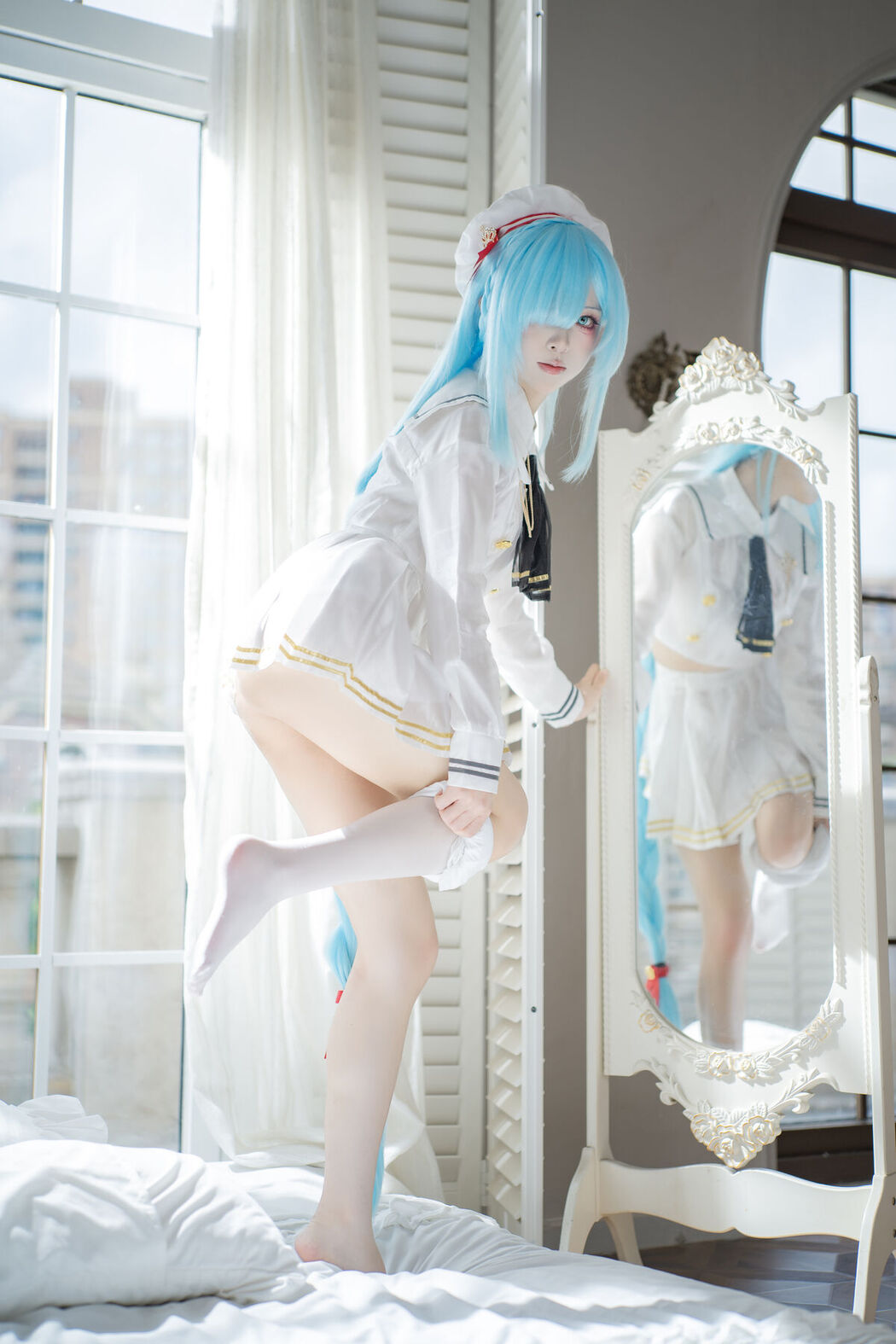 Coser@矢量鱼 – 雅努斯水手服 (39P)